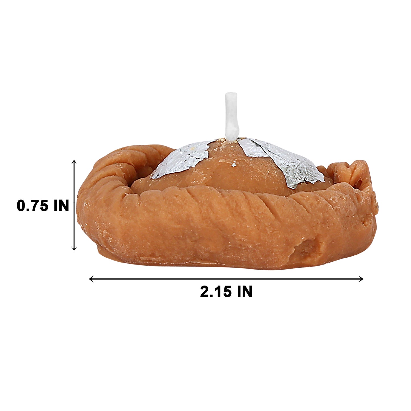 Gujiya Shaped Premium Candle Made by Paraffin Wax || Home Decor