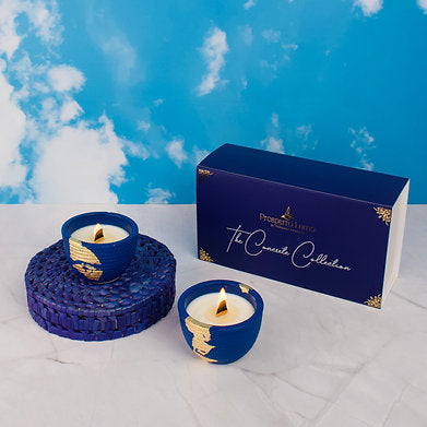 Parkash Candles || Premium Fragranced || Soy Wax || Ceramic Glass Jar Candles
