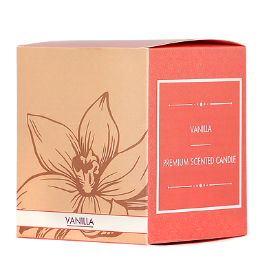 Parkash Candles Premium Scented Glass Candle (Vanilla)
