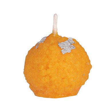 Ladoo Candle Hand Poured Motichur laddu Candles Set of 6
