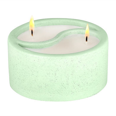 Parkash Candles Yin Yang Scented Candle || Home Decoration || Winter White