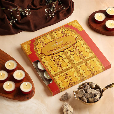 Prosperro Lumo Premium Soy Wax Scented Tea Light Set of 25 (LOBAN)