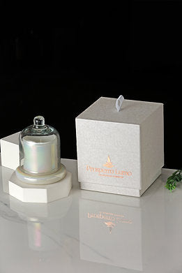 Parkash Candles Thousand Wishes Fragrance Cream Bell Jar Candle || with Gift Box