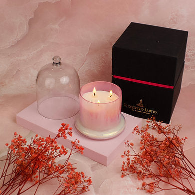 Parkash Candles Elizabeth Scented Cream Big Bell Jar Candle