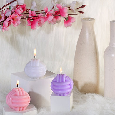 Parkash Candles Knotted Yarn || Paraffin Wax || Scented Candles || 3