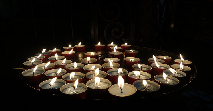 Paraffin Wax Candles Tea Light Candle 10 Pcs