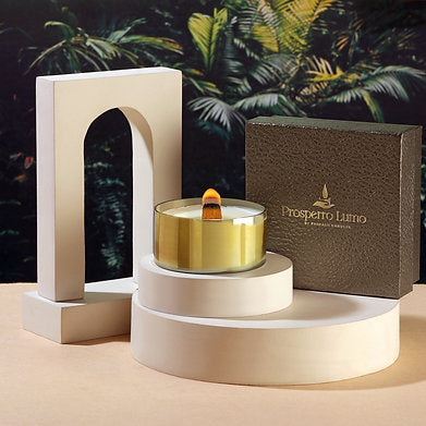 Parkash Candles Jasmine Premium Scented Glass Candle