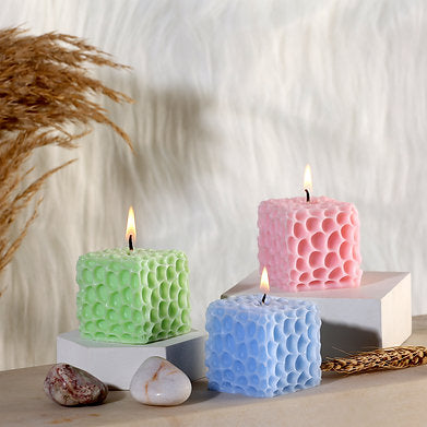 Parkash Candles Honey Comb Pattern || Paraffin Wax || Scented Candles || 3