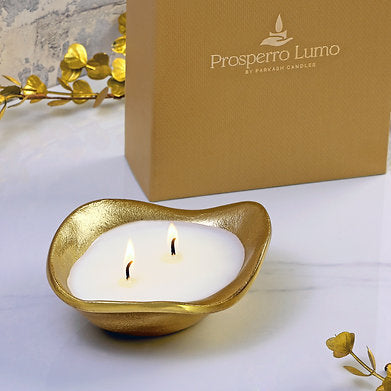Parkash Candles Luxury Votive Scented Candle || Rose Oudh