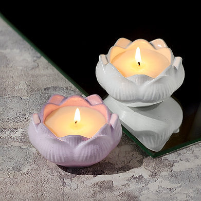 Parkash Candles Soy Wax Scented Lotus Candle || Set of 2 ||