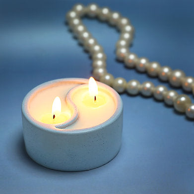 Parkash Candles Yin Yang Scented Candle || Home Decoration || Midnight