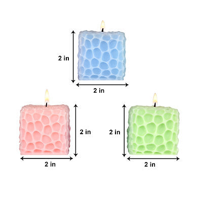 Parkash Candles Honey Comb Pattern || Paraffin Wax || Scented Candles || 3